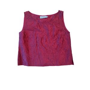 Vintage Canvasbacks 100% Silk Crushed Tank | Minimalist Luxury